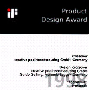 Produkt Design Award für X-over Bag