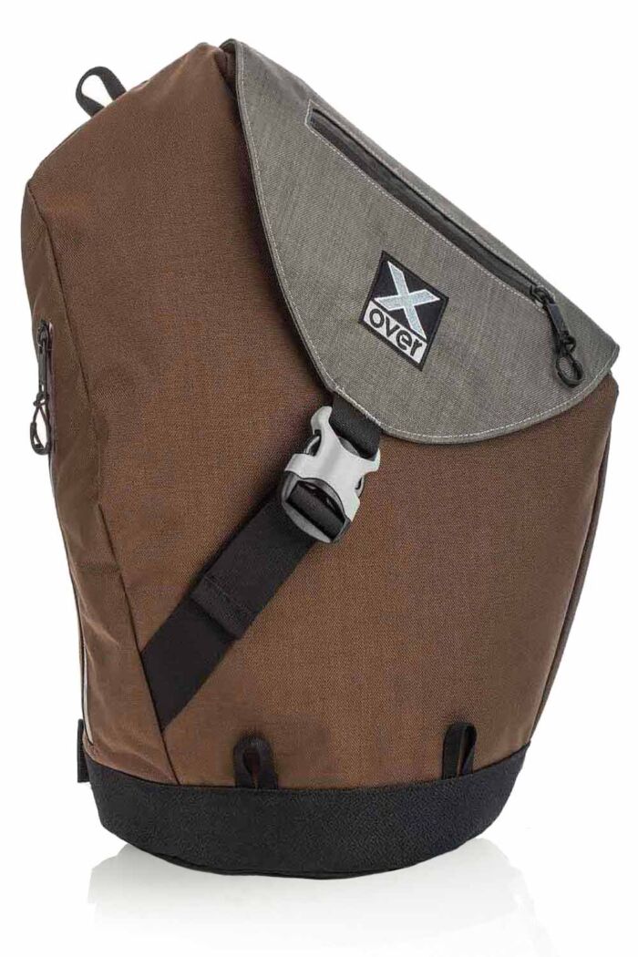 X-over bag Winter Sports in woody brown