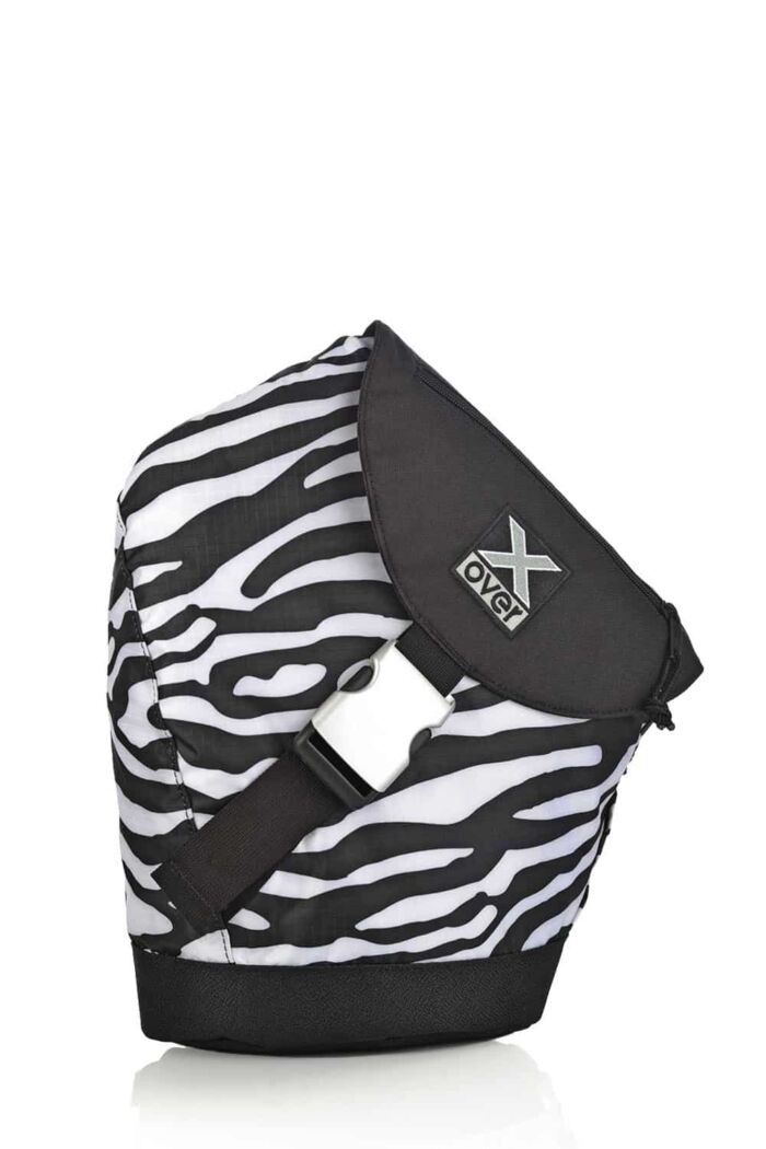X-over Barcelona bag in color african zebra